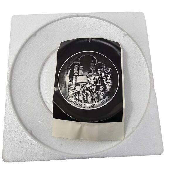 Vtg 1972 BAREUTHER Christmas Plate Frauenkirche From Peters Church Germany - Picture 5 of 11